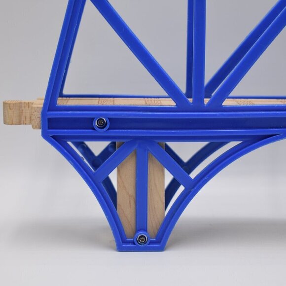 Sodor Bay BLUE BRIDGE - Thomas & Friends Wooden Railway 12" Used Good - Picture 3 of 12